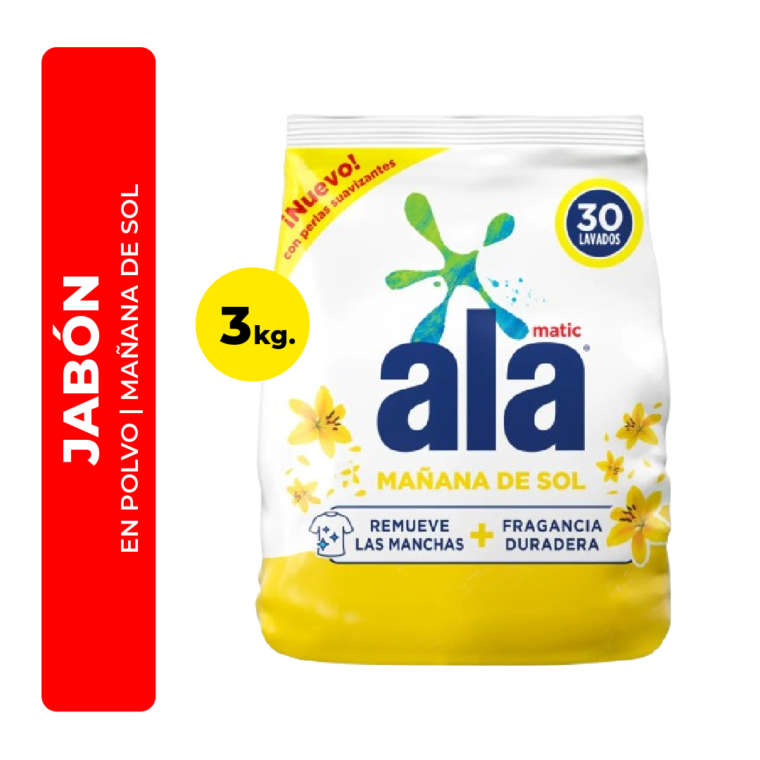 Jab.Pvo Mañana de Sol Eco Lavado Matic Ala 3 Kgr