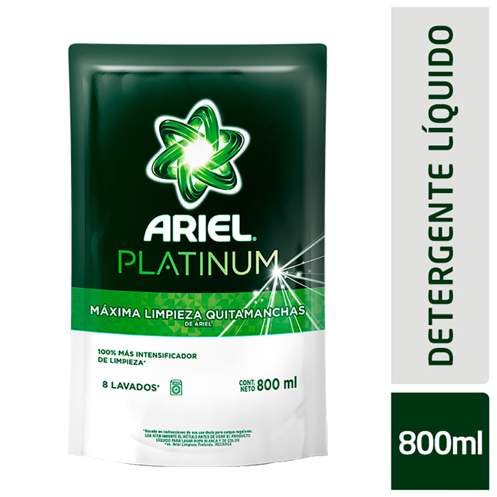 Jab. Liq. Platinum DP Ariel 800 ml