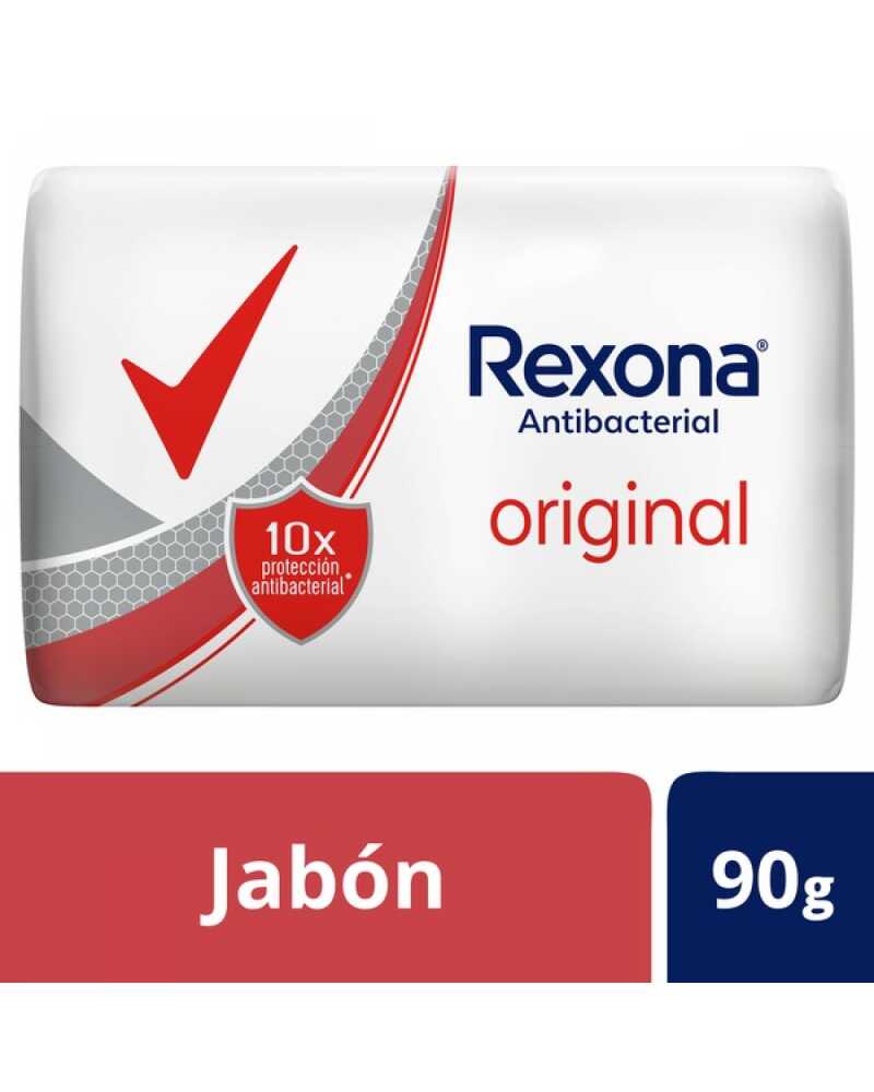 Jabon Antibacterial Original 99.9% Rexona 90 Grs