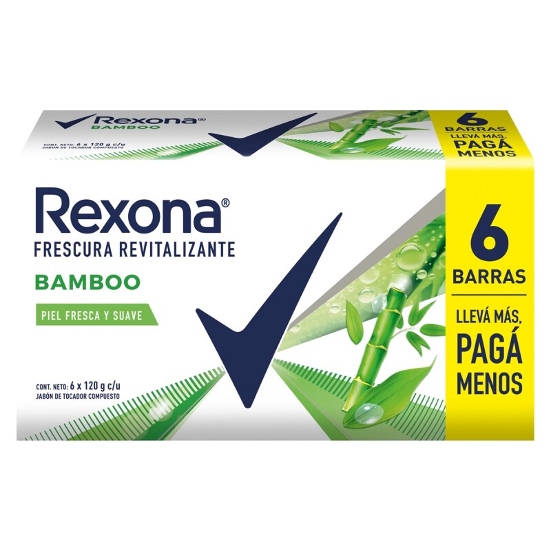 Jabon Bamboo Rexona 120 Grs
