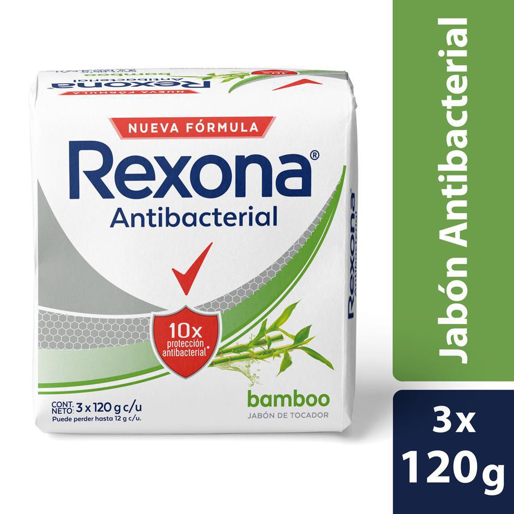 Jabon Bamboo x3 Rexona 360 Grs