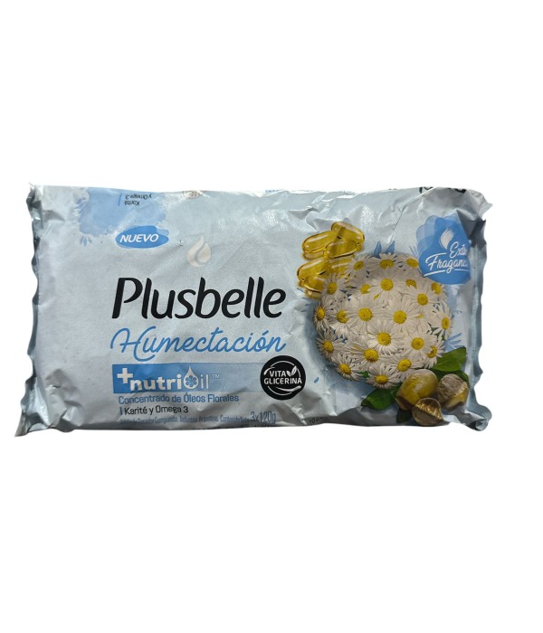 Jabon C/Glicerina COF Frescura Plusbelle 120 Grs