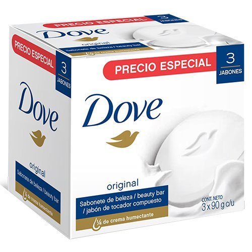 Jabon Cream Bar x3 Dove 270 Grs