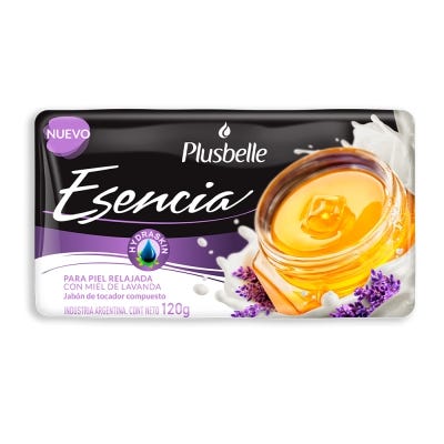 Jabon Esencia Piel Sensible C/Glicerina Plusbelle 120 Grs