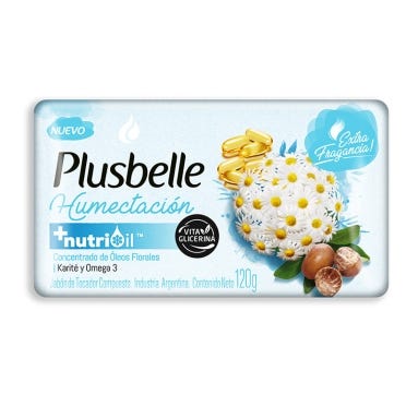 Jabon Humectacion Vita Glicerina Extra Plusbelle 120 Grs
