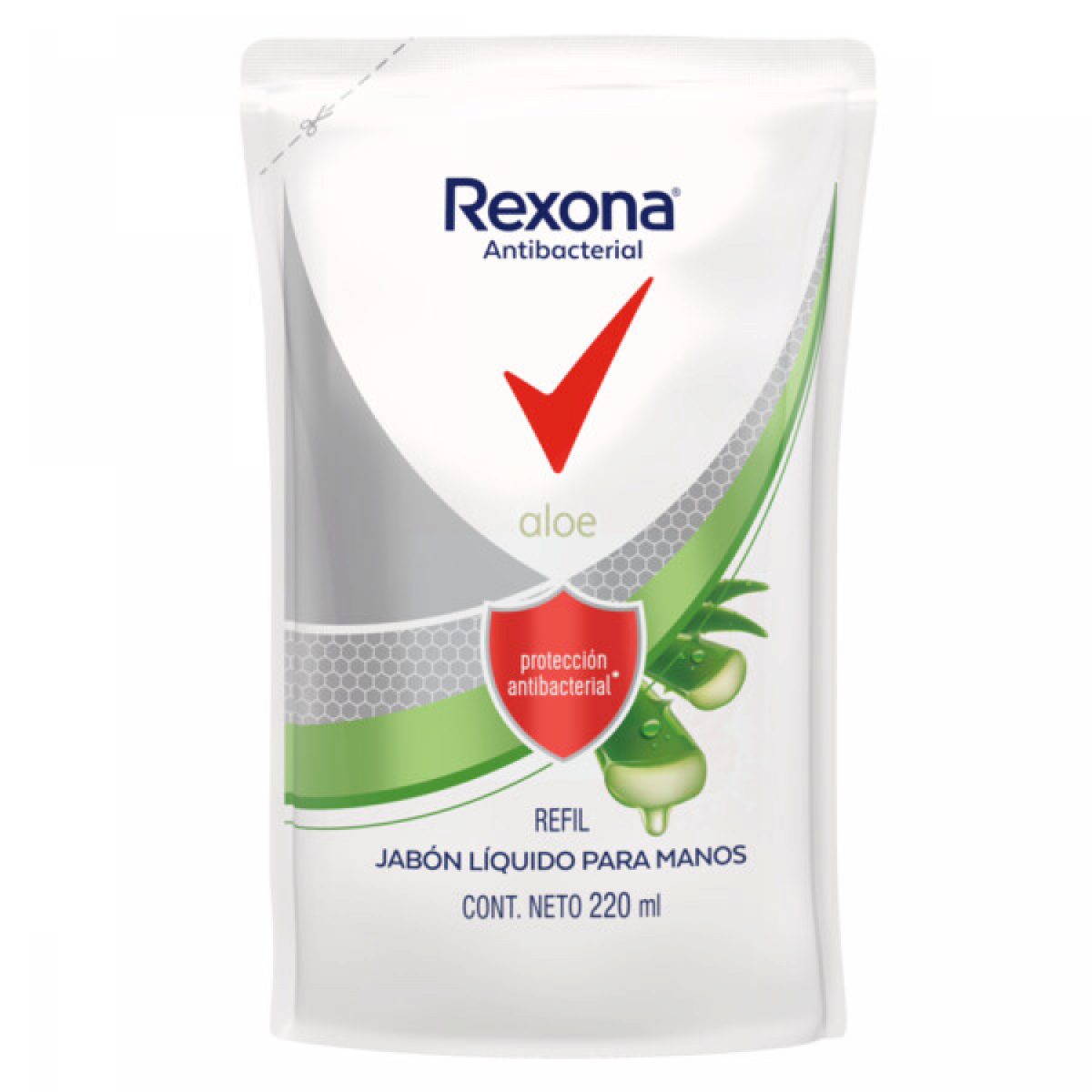 Jabon Liq. Antibacterial Original DP Rexona 220 ml
