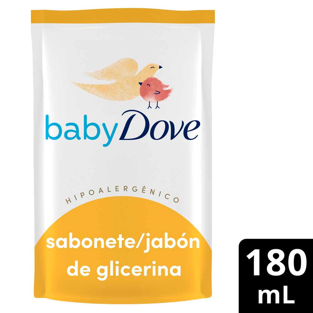 Jabon Liq. Baby Glicerina Rto. Dove 180 ml