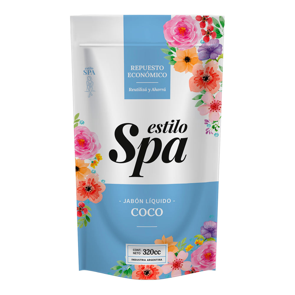 Jabon Liq. Coco DP Estilo Spa 320 ml