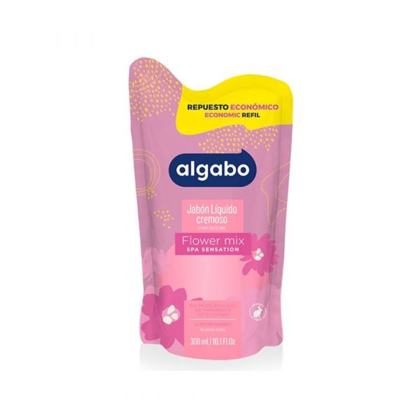 Jabon Liq. Flower Mix DP Algabo 300 ml