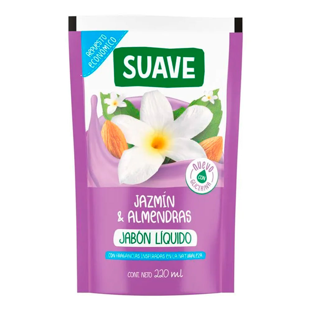 Jabon Liq. Jazmin & Almendras DP Suave 220 ml