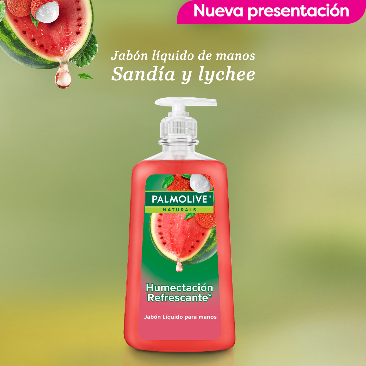 Jabon Liq. P/Manos Naturals Mandarina Palmolive 250 ml