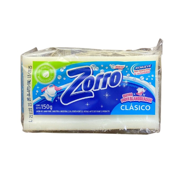 Jabon en Pan Clasico Zorro 150 Grs