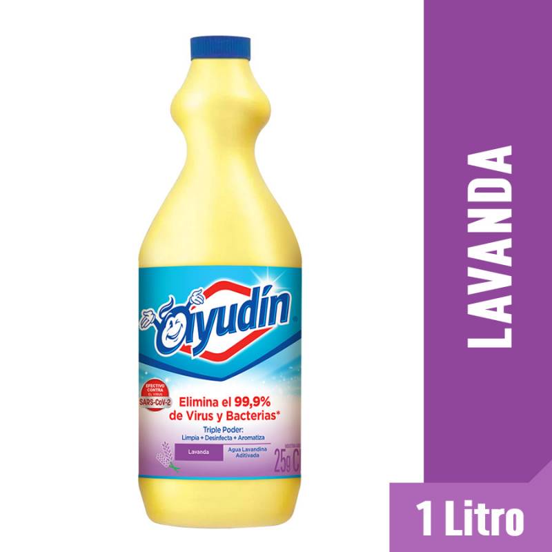 Lavandina Triple Poder Lavanda Ayudin 1 Lts