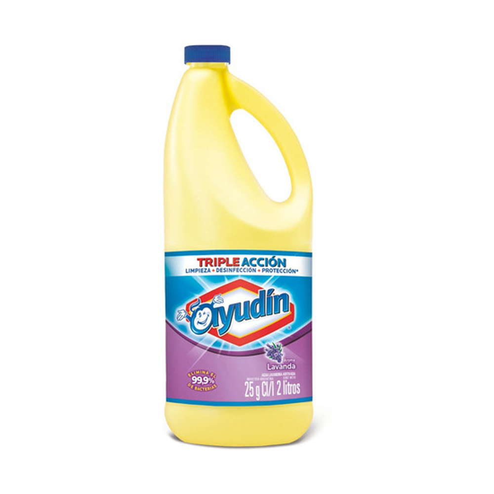 Lavandina Triple Poder Lavanda Ayudin 2 Lts