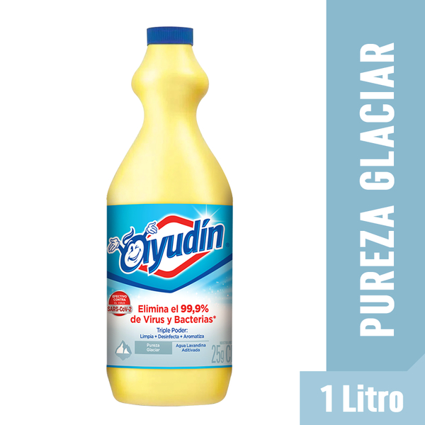 Lavandina Triple Poder Pza.Glaciar Ayudin 1 Lts