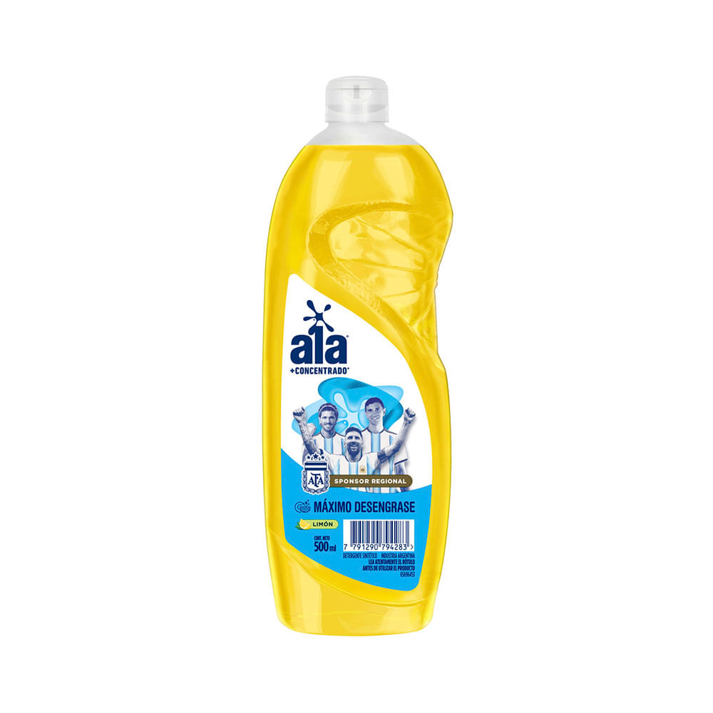 Lavavajilla +Concentrado Limon MaxDesen Ala 300 ml
