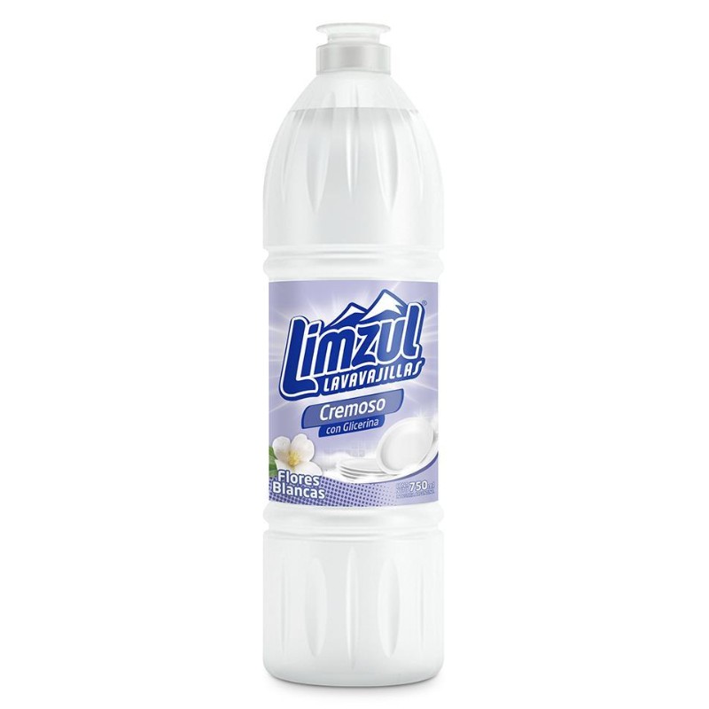 Lavavajilla Cremoso C/Glicerina Flores Limzul 750 ml