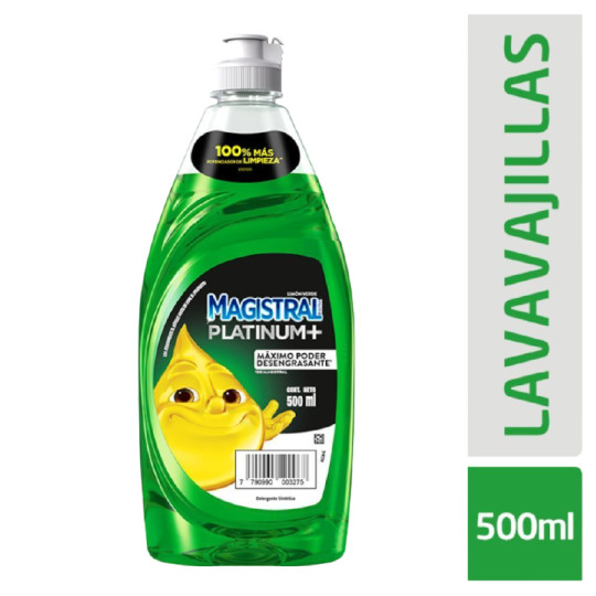 Lavavajilla Platinum+ Limon Magistral 500 ml
