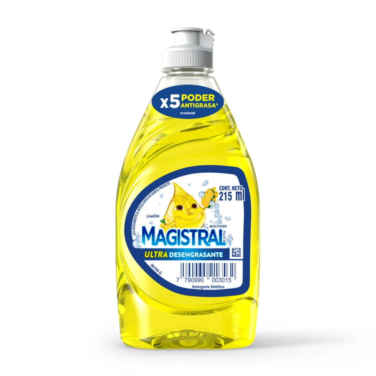 Lavavajilla Ultra Desengrasante Limon Magistral 225 ml