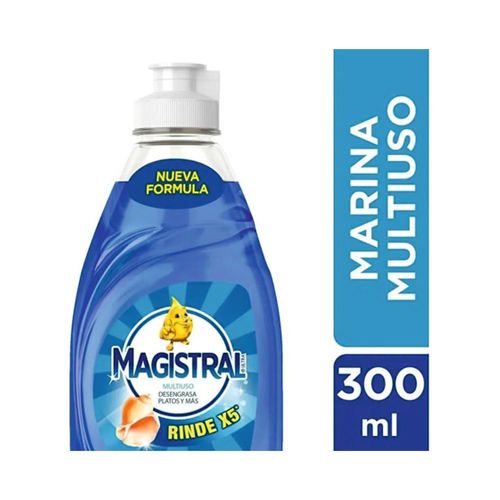 Lavavajilla Ultra Desengrasante Marina Magistral 300 ml