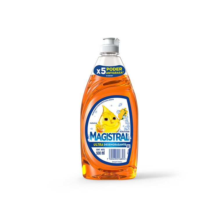 Lavavajilla Ultra Desengrasante Pureza Magistral 500 ml