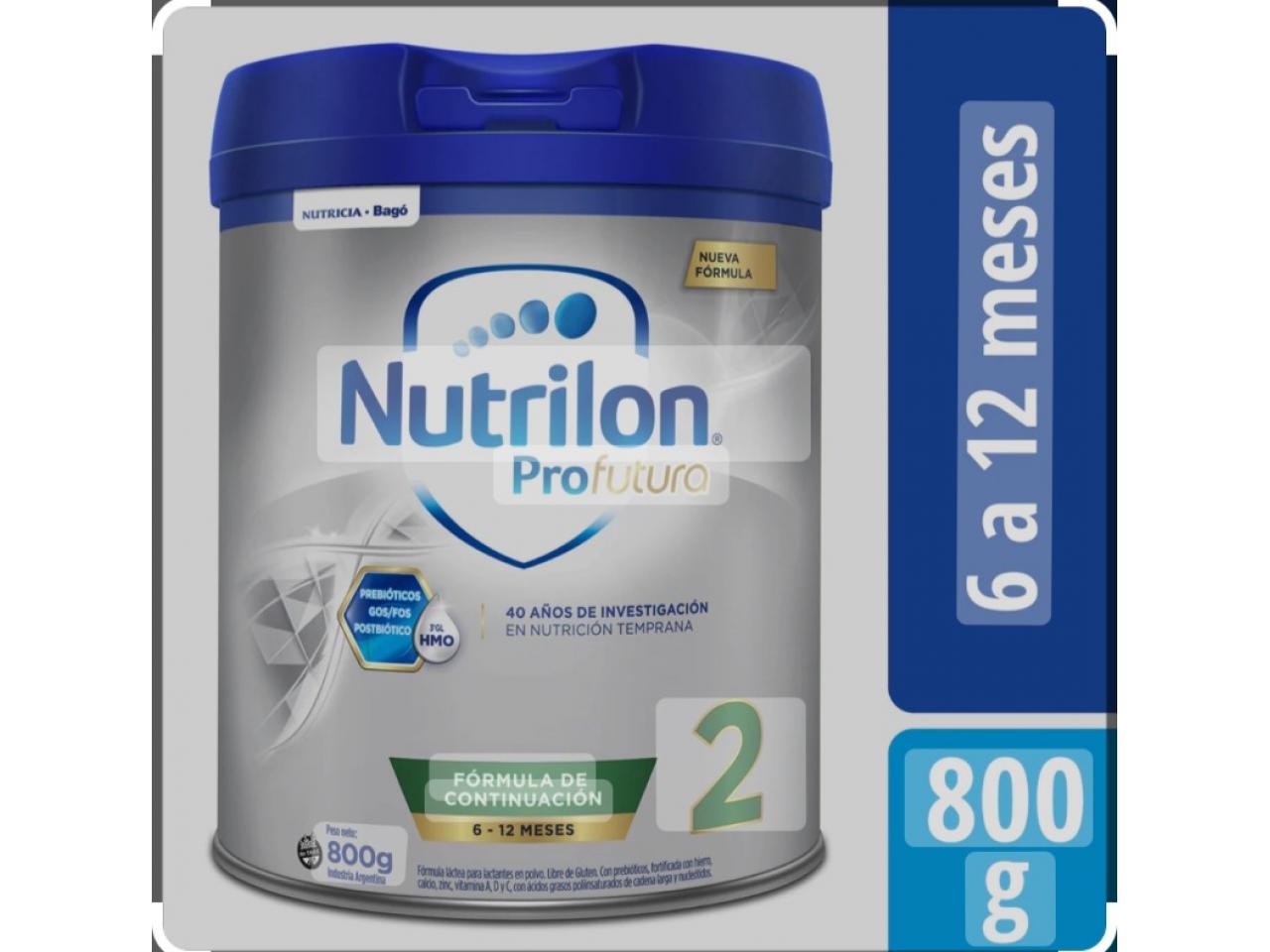 Leche Premiun 2 ( 6 a 12 Meses) Nutrilon 800 Grs