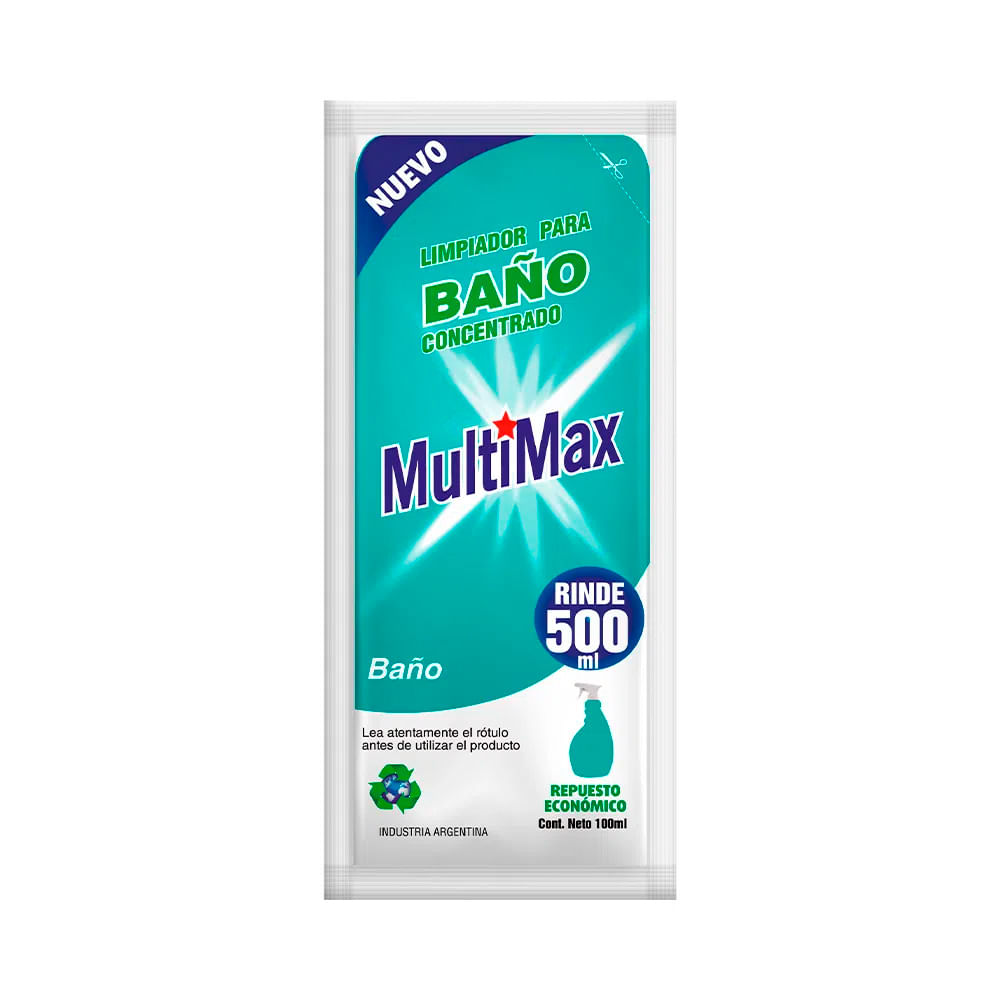 Limp.Liq. Concentrado Baño Rinde500ml MultiMax 100 ml
