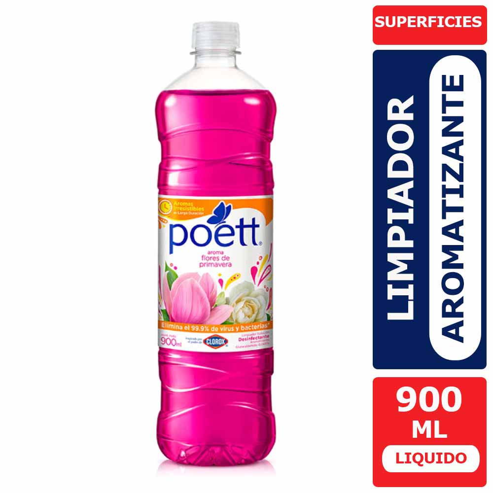 Limp.Liq. Desinfectante Flores de Prima Poett 900 ml