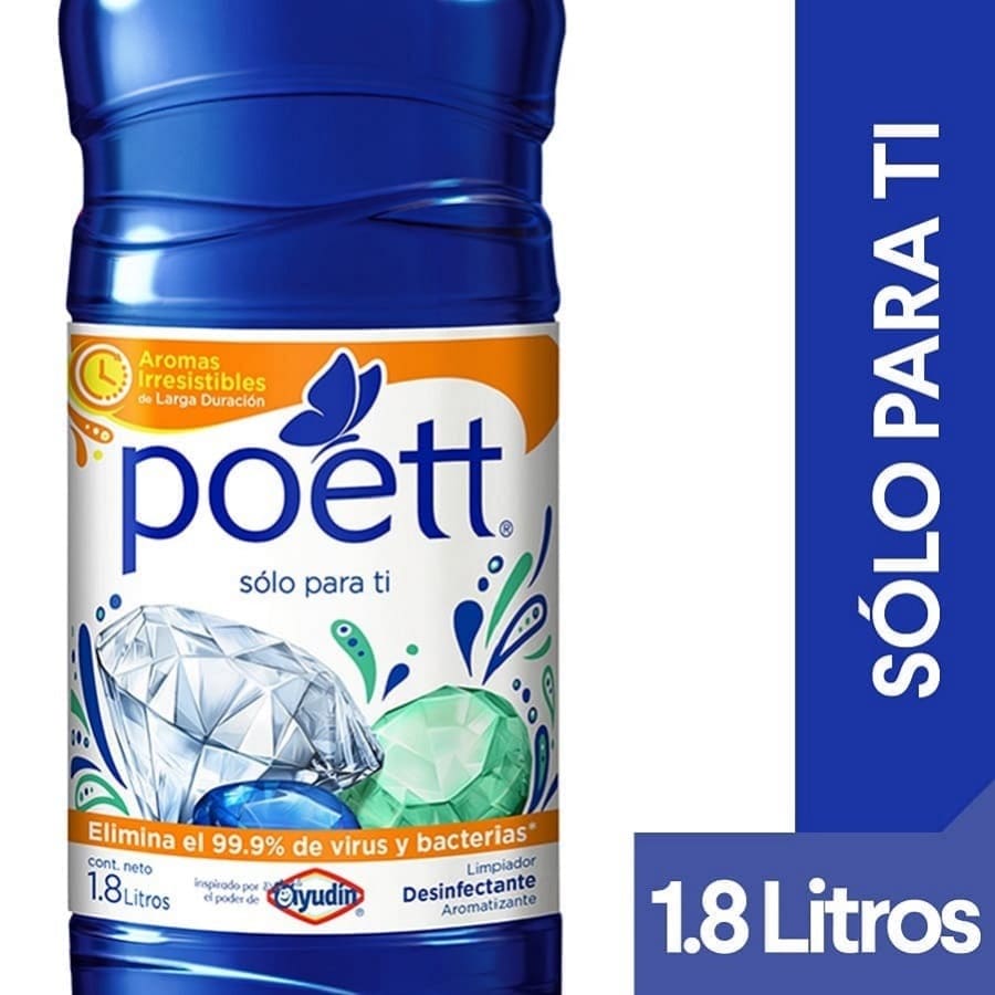 Limp.Liq. Desinfectante Solo Para Ti Poett 1.800 Lts