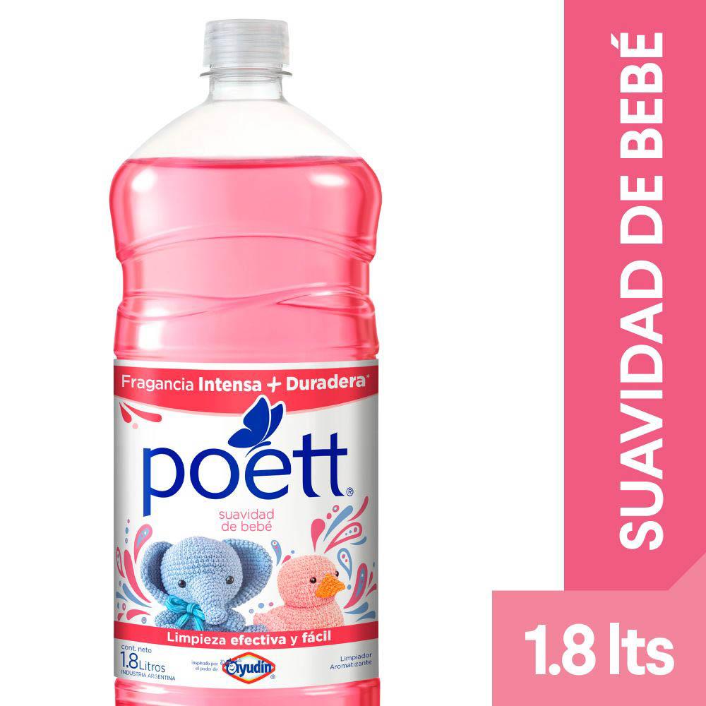 Limp.Liq. Desinfectante Suavidad de Beb Poett 1.800 Lts