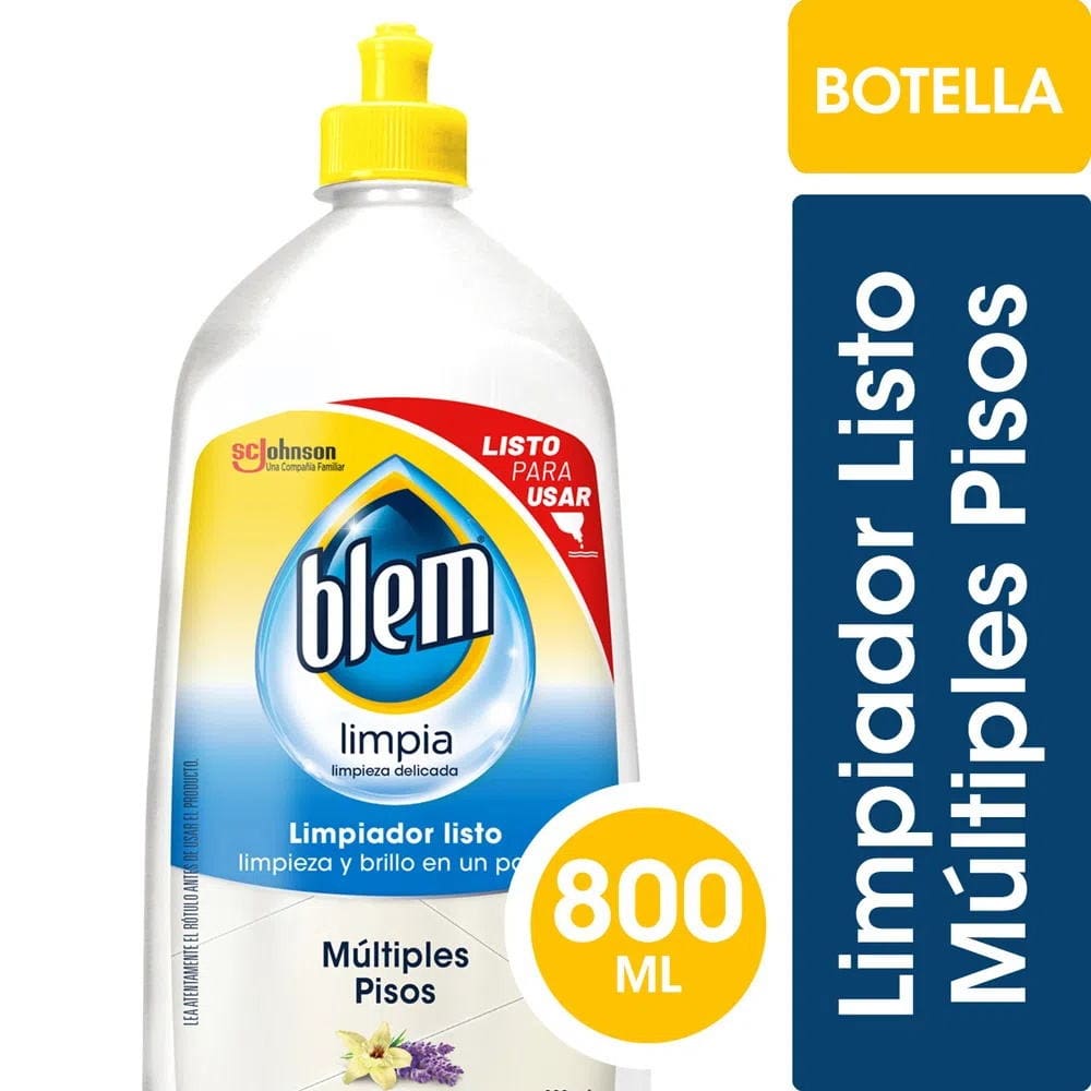 Limp.Liq. Pisos Plastificados y Flotant Blem 800 ml