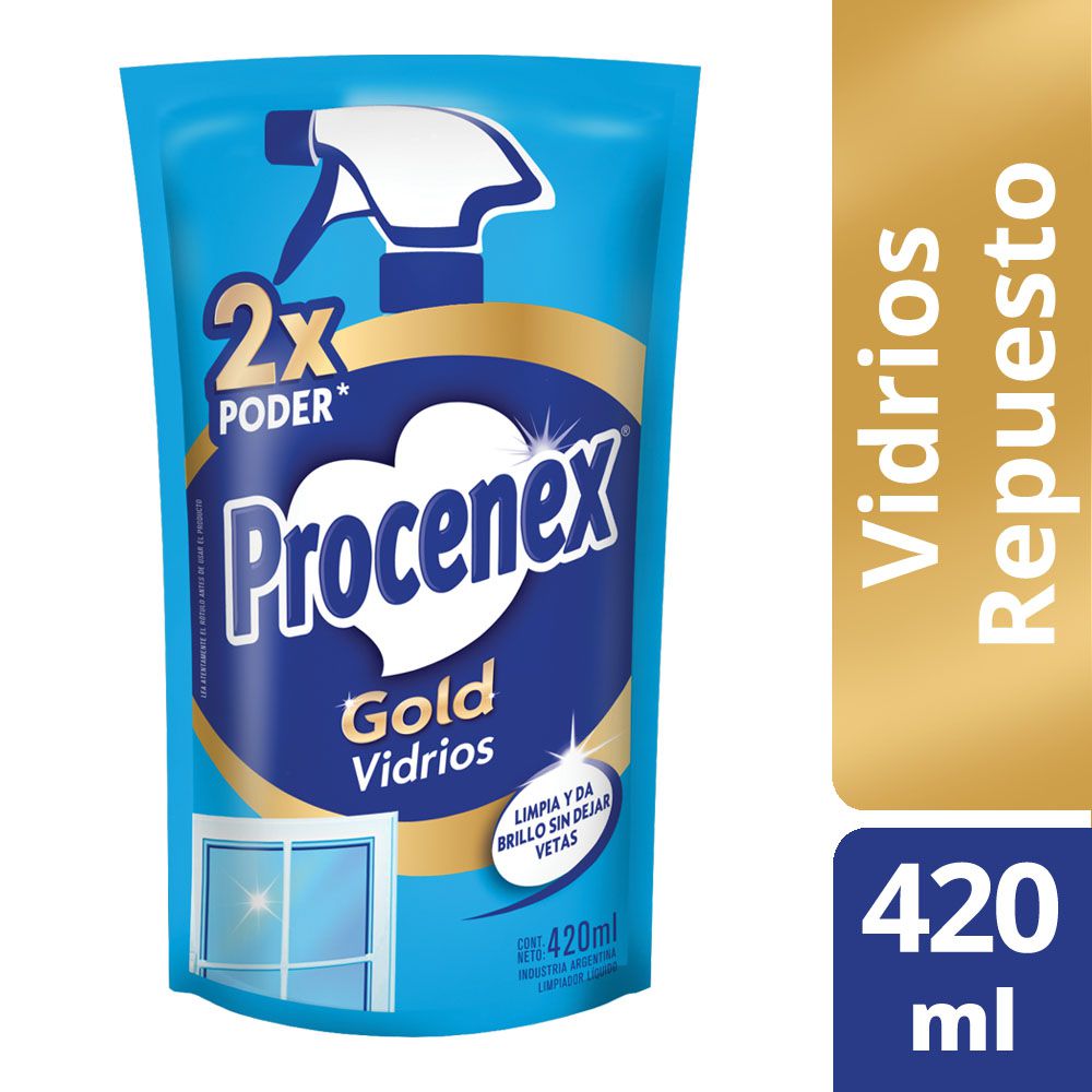 Limp.Liq. Vidrios Concentrado Para Dilu Procenex 100 ml