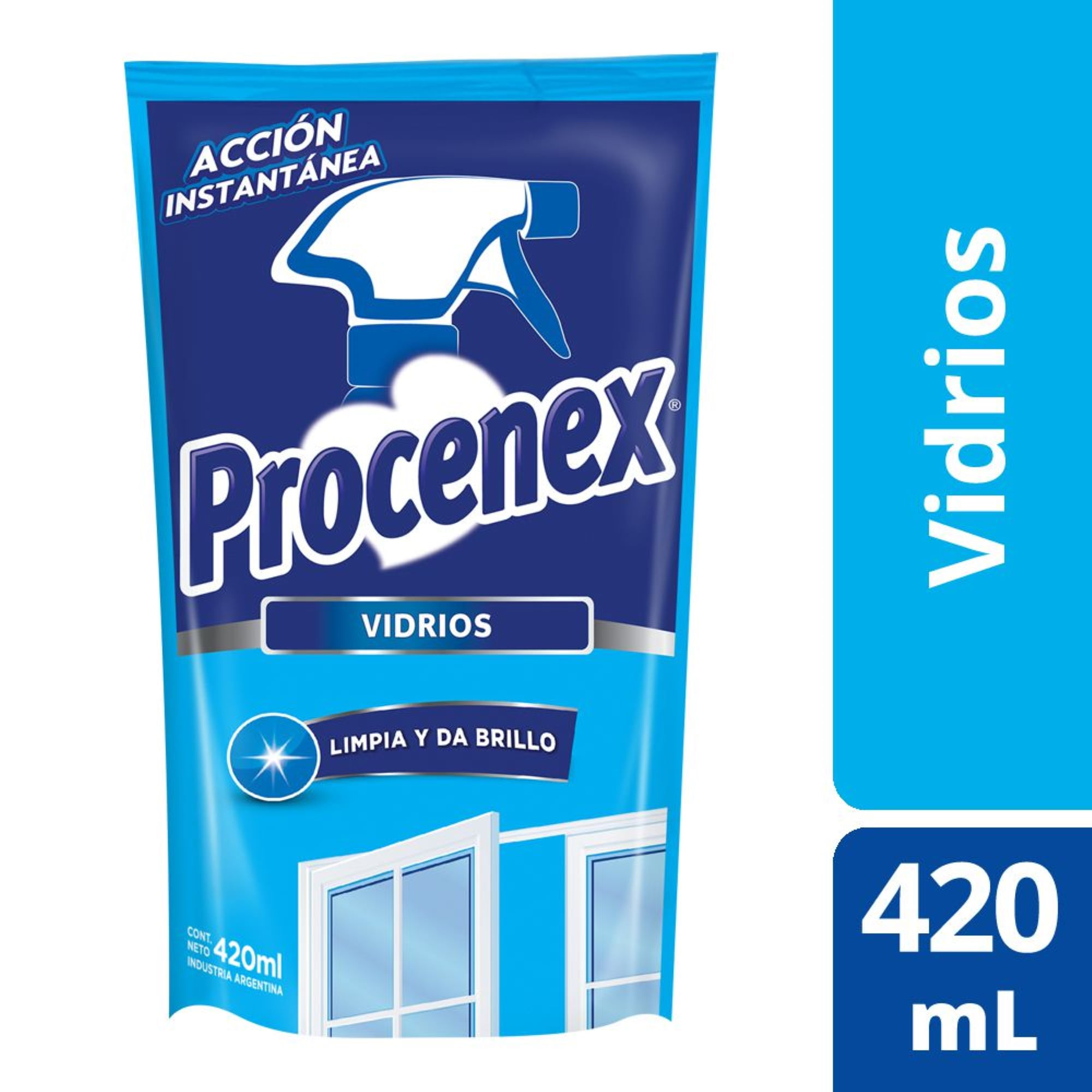 Limp.Liq. Vidrios DoyPack Procenex 420 ml