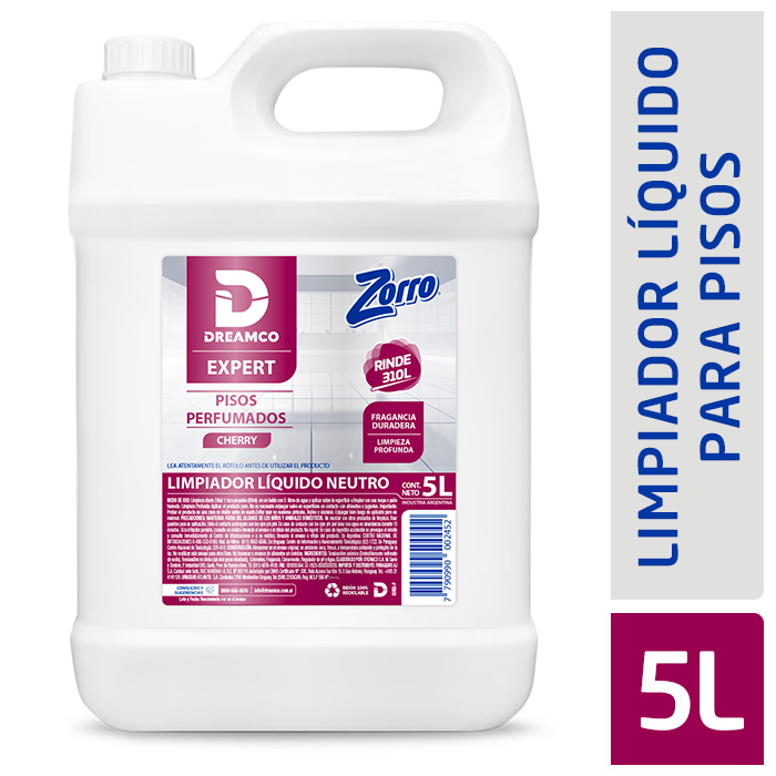 Limp.Liq Neutro P.Perfumados Cherry Dre Zorro 5 Lts