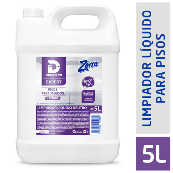 Limp.Liq Neutro P.Perfumados Lavanda Dr Zorro 5 Lts