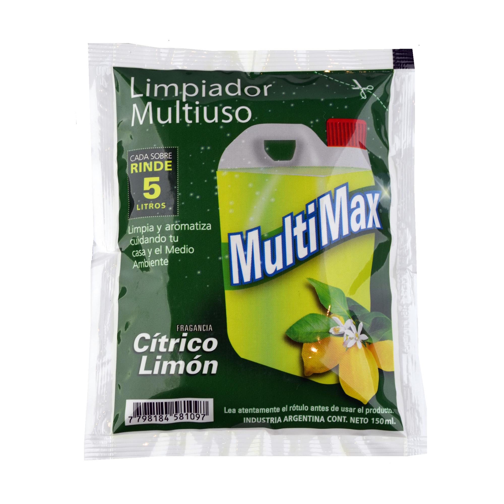 Limp.Multiuso Concentrado Citrico Limon MultiMax 35 ml