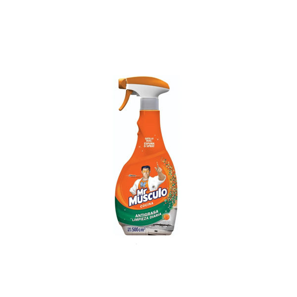 Limpiador Antigrasa 3X Platinum DP Mr. Musculo 450 ml