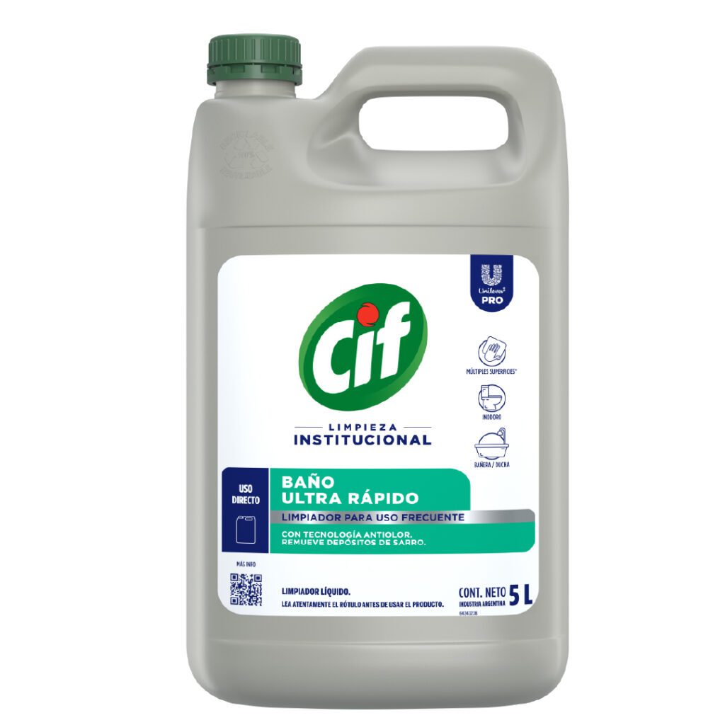 Limpiador Baño Institucional Ultra Rapi Cif 5 Lts