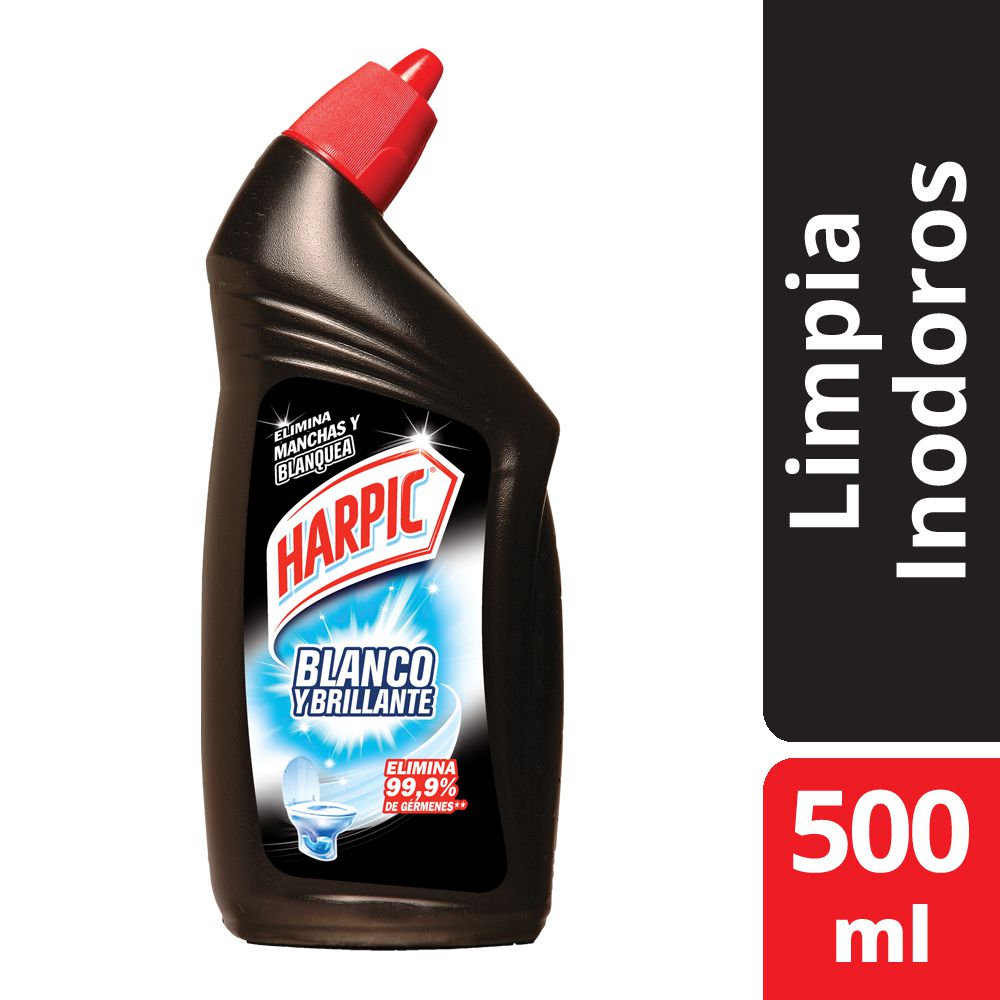 Limpiador Blanco y Brillo Harpic 500 ml