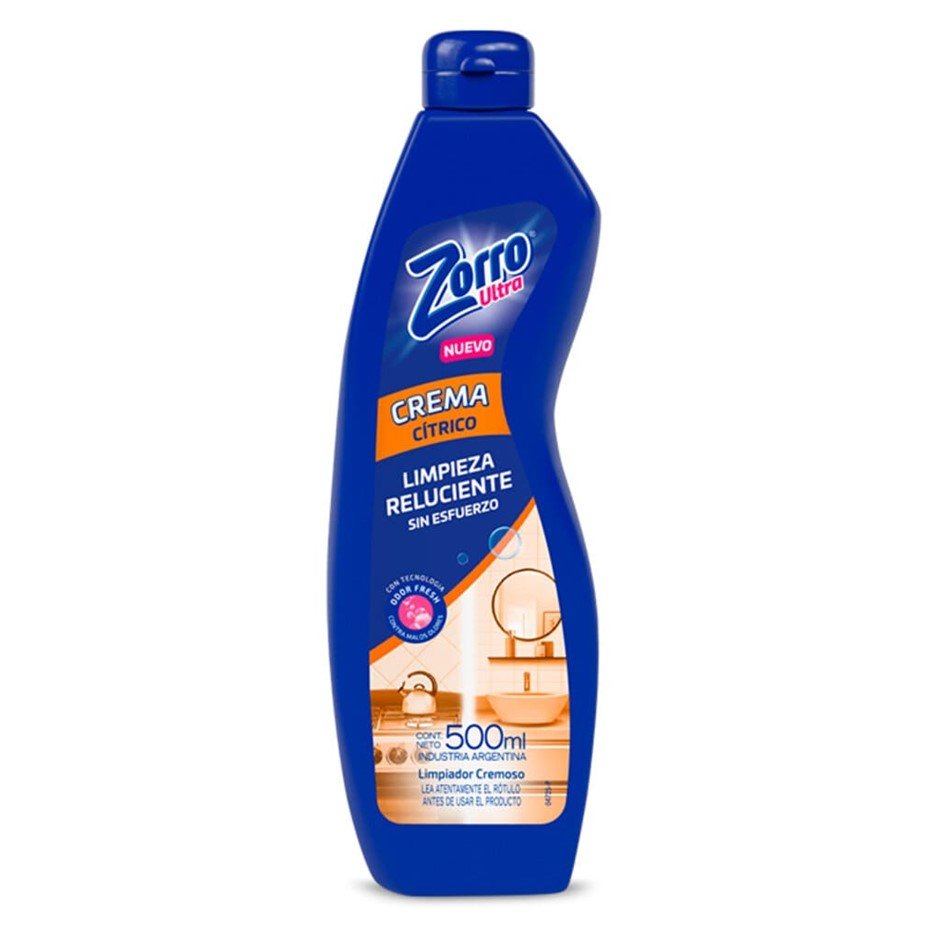 Limpiador Cremoso Ultra Original Zorro 500 ml