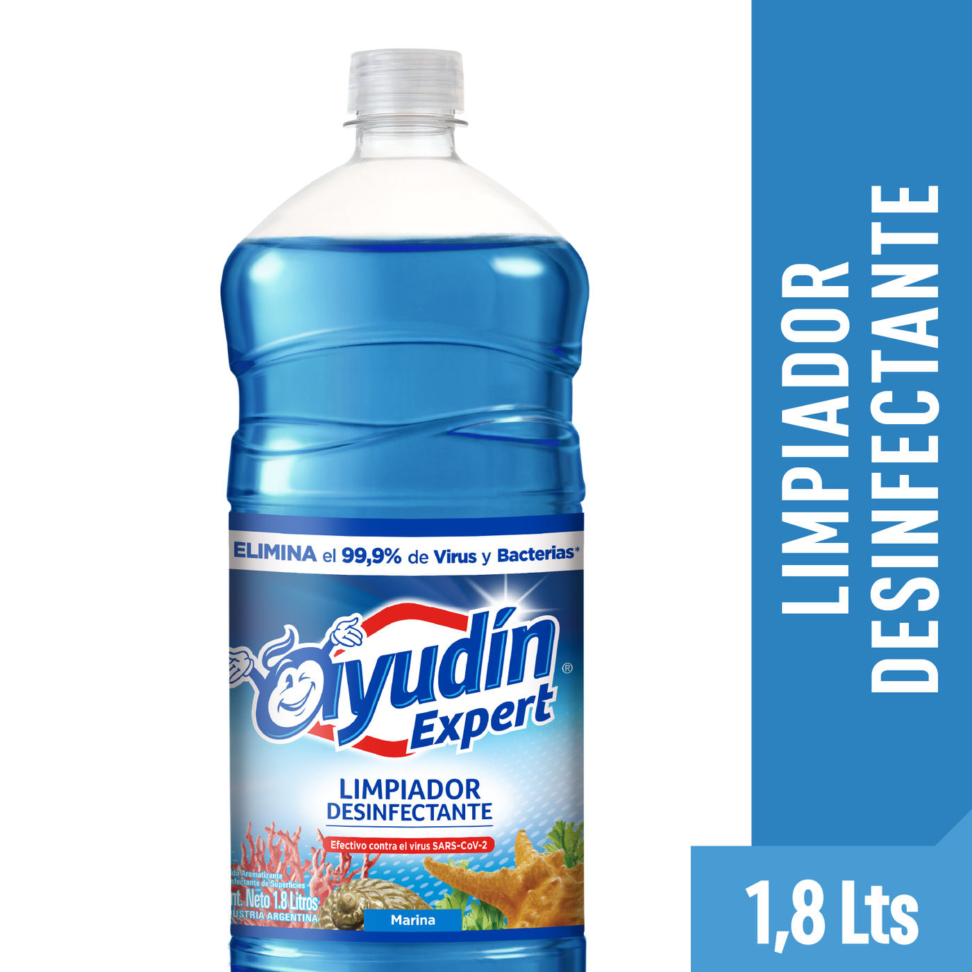 Limpiador Desinfectante Marina Ayudin 1.800 Lts