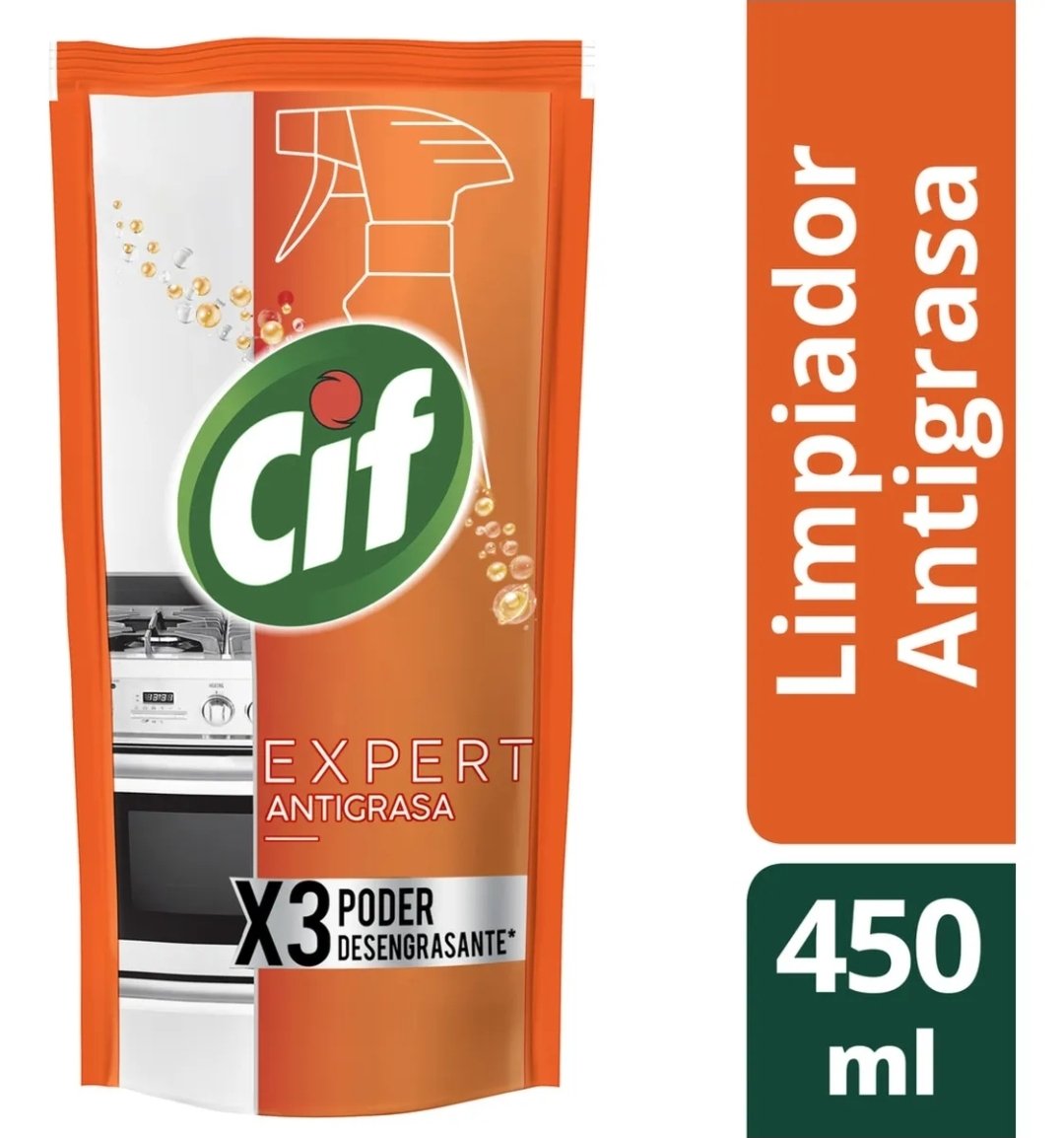 Limpiador Expert Antigrasa X3 DP Cif 450 ml