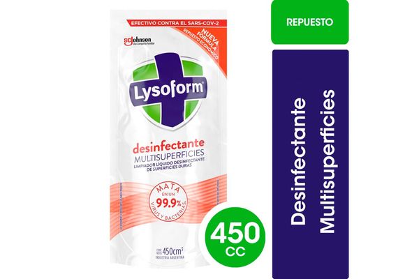 Limpiador Liq. Baño Doble Accion DP Lysoform 450 ml