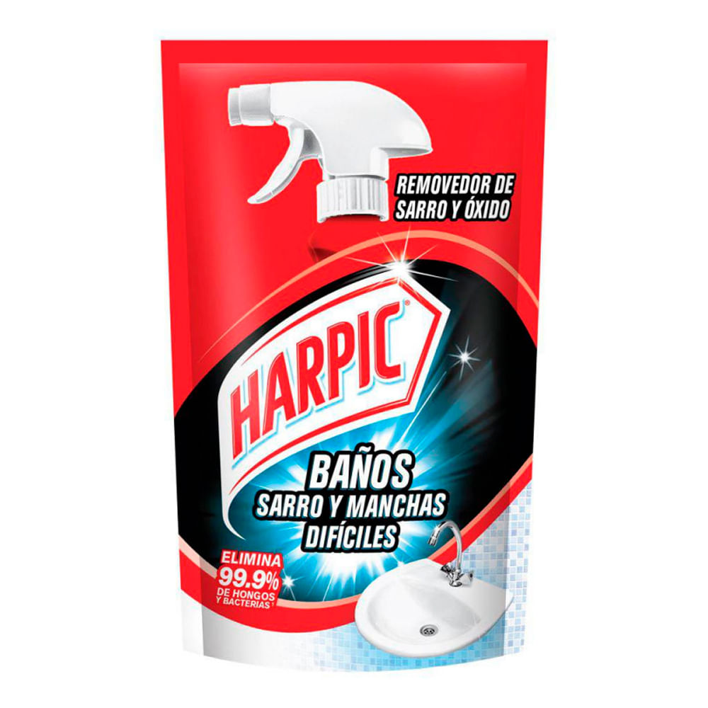 Limpiador Liq. Baño Sarro y Manchas Dif Harpic 485 ml