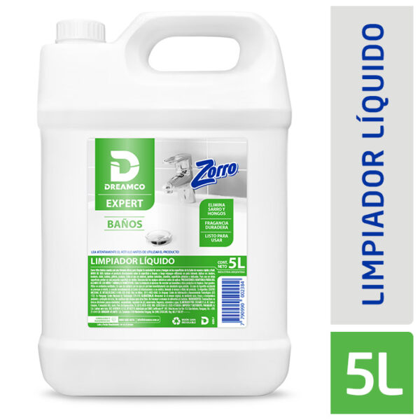 Limpiador Liq. Baños Dreamco Expert Zorro 5 Lts