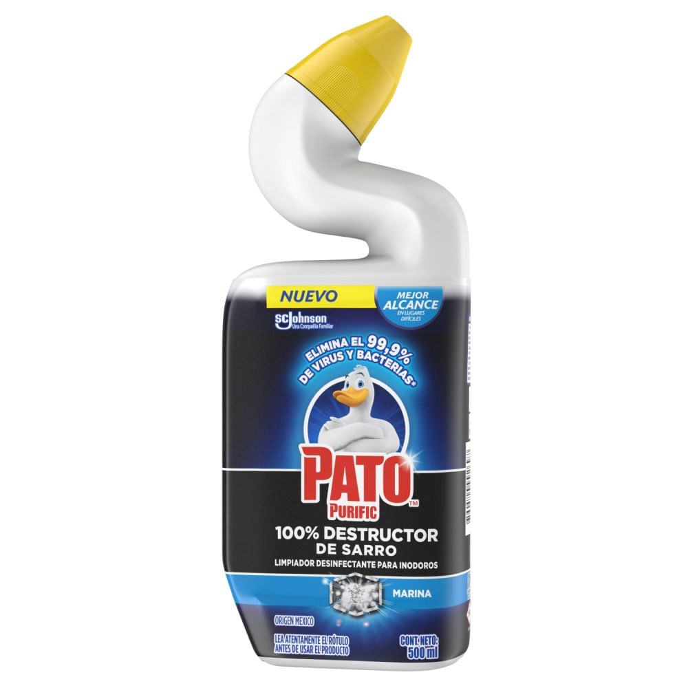 Limpiador P/Inodoro 100% Destructor de Pato Purific 500 ml
