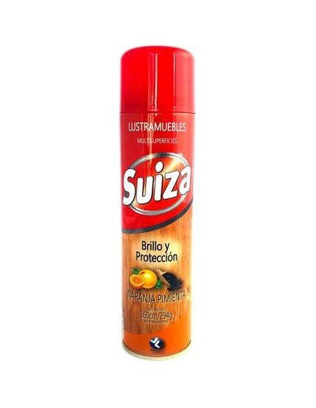 Lustra Mueble Naranja Pimienta Aerosol Suiza 360 cc