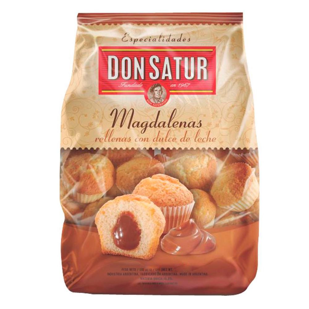Madalena Vainilla C/Dulce de Leche Don Satur 220 Grs