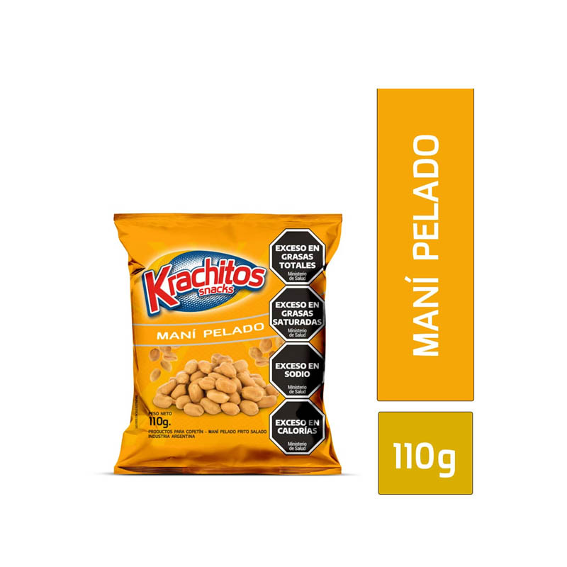 Mani Pelado Salado Nvo.Oct Krachitos 110 Grs