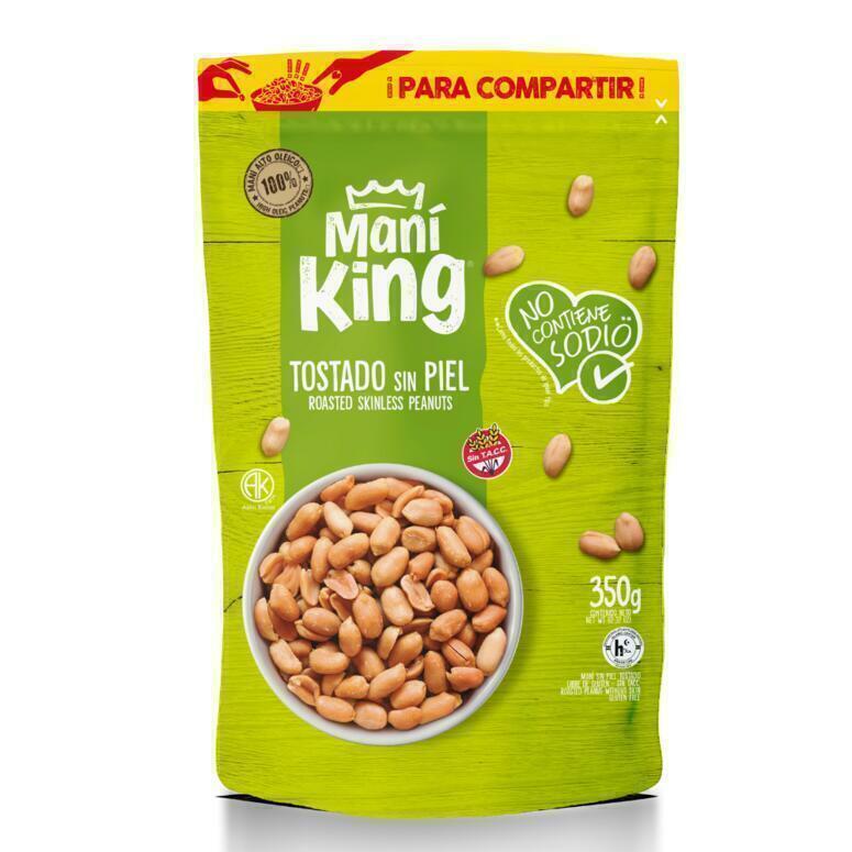 Mani Tostado S/Piel Mani King 350 Grs